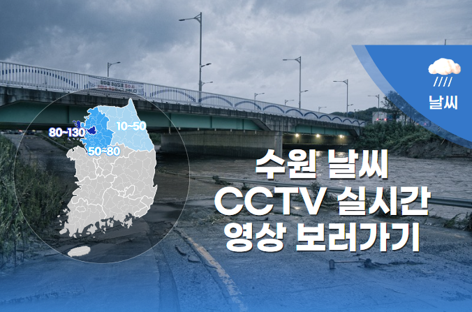 수원날씨를cctv영상으로 실시간 제공 합니다.