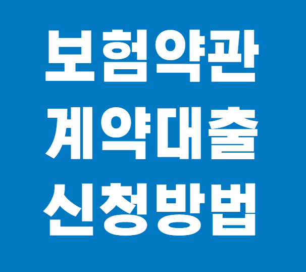 보험약관계약대출